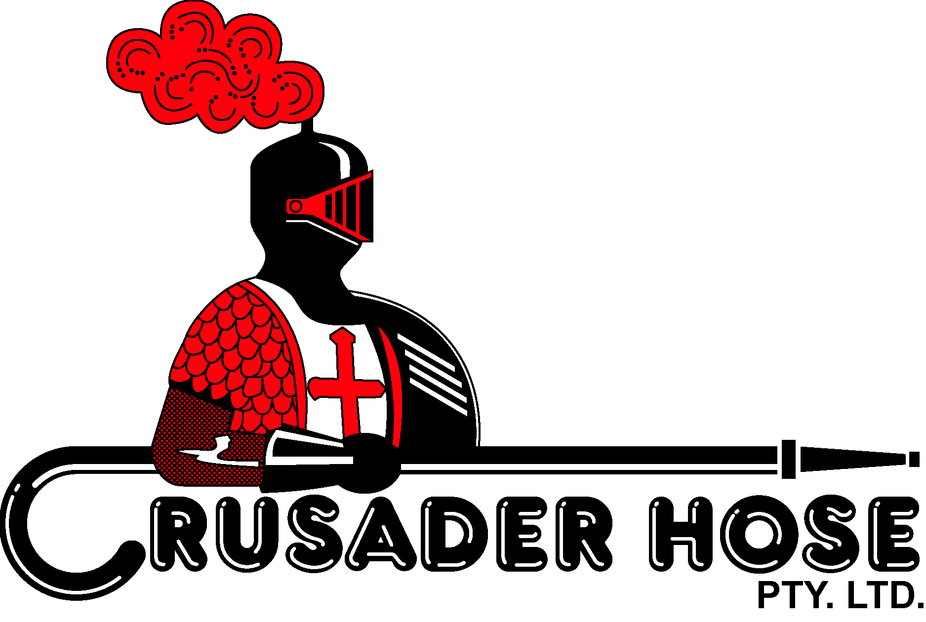 Crusader Hose Logo Vector Logo